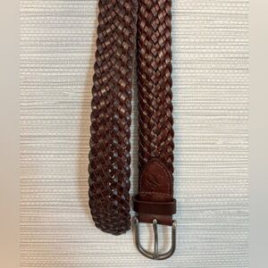 Scotch & Soda Leather Woven Belt